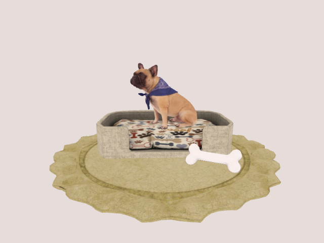 Dog Bed Pink