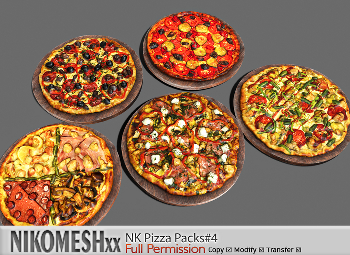 ::NIKOMESH::Full Permission NK Pizza Packs#4