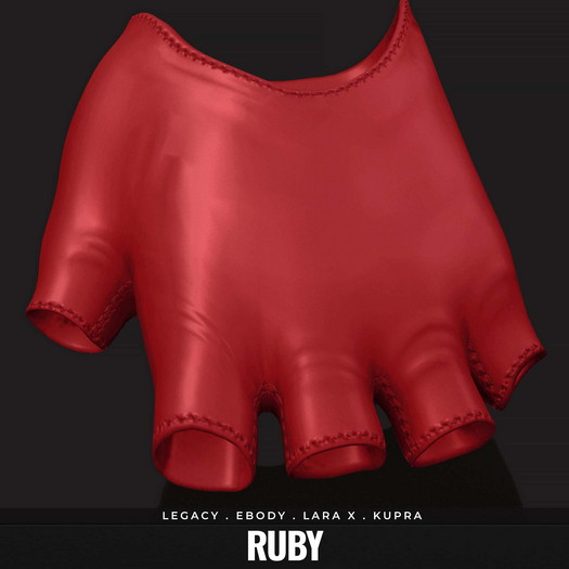 [BL] Nala gloves // ruby