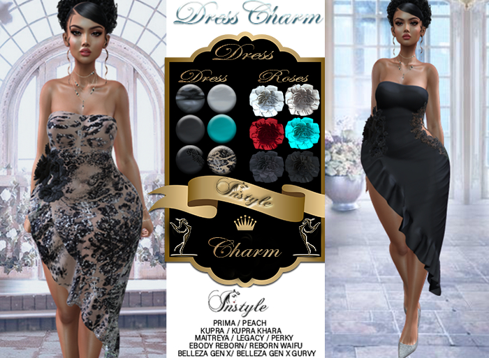 PROMO! InStyle Dress .::Charm::..-HUD color