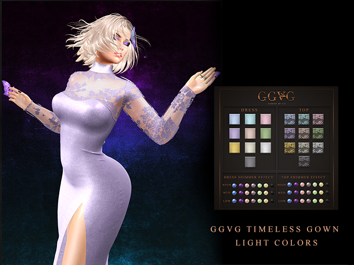 GGVG TIMELESS GOWN LACE LIGHT COLORS