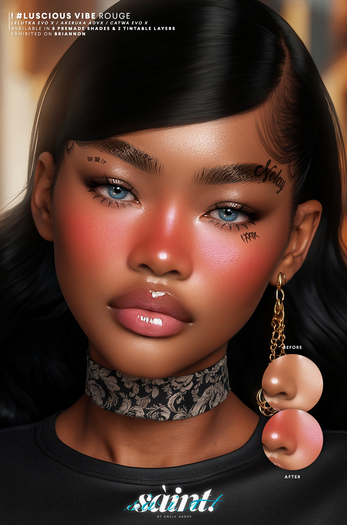 ! #saint. x evox - luscious vibe rouge (lazy sunday)