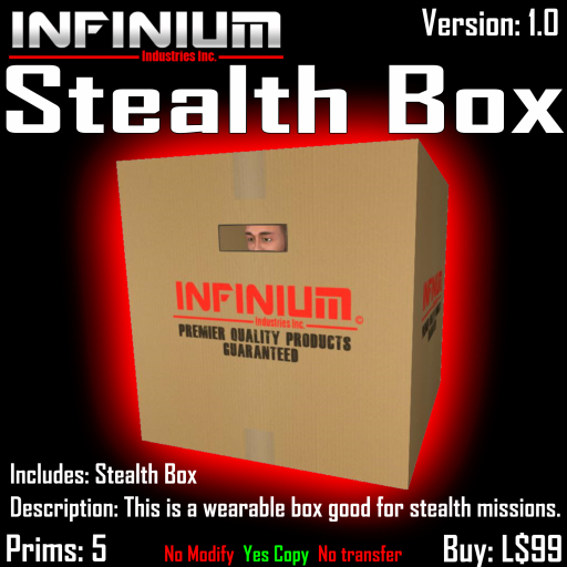 Infinium Stealth Box [v1.0] BOXED