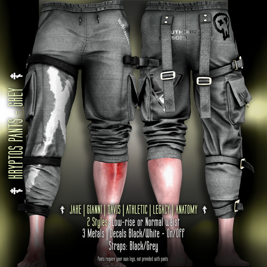 !:.sAINT.:! Kryptos - GREY SWEATS