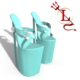 Sky Martini Heels