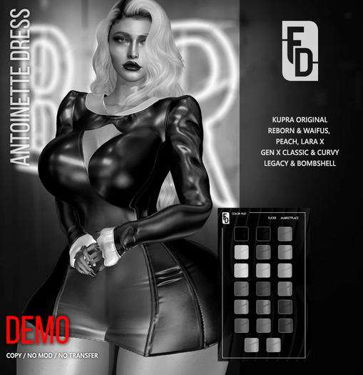 -FD- Antoinette Dress DEMO