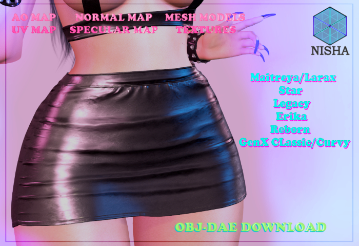 Nisha - Ebba skirt full perm mesh Download