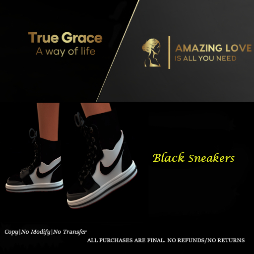 Sneakers - Black - Reborn