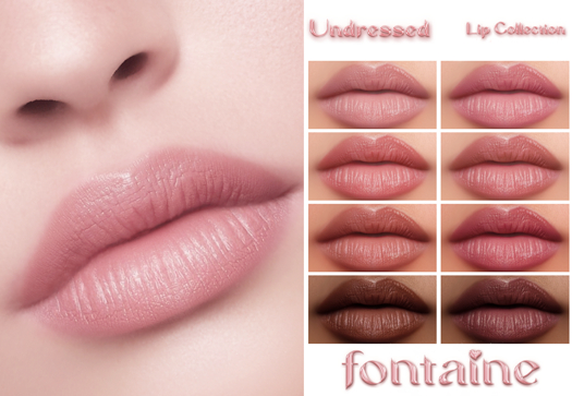 Fontaine Cosmetics - Undressed Lips Collection