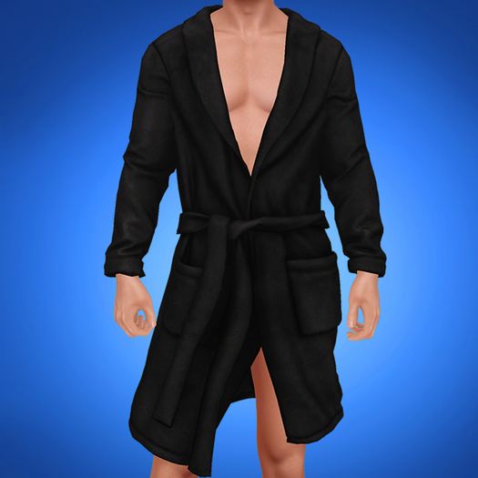 TYLIE // Nic Velvet Robe // BLACK