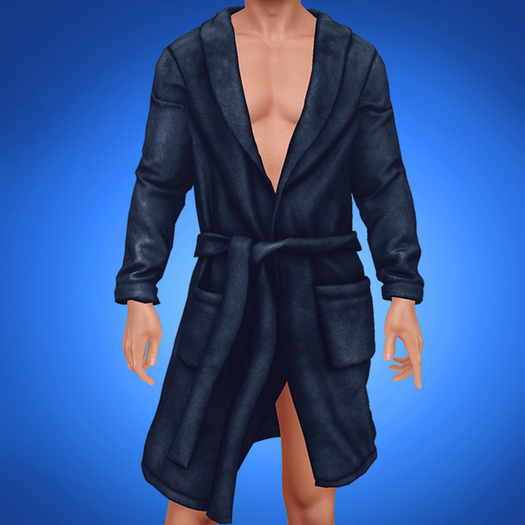 TYLIE // Nic Velvet Robe // BLUE