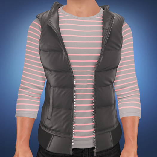 tylie // Max Puffer Vest // GREY