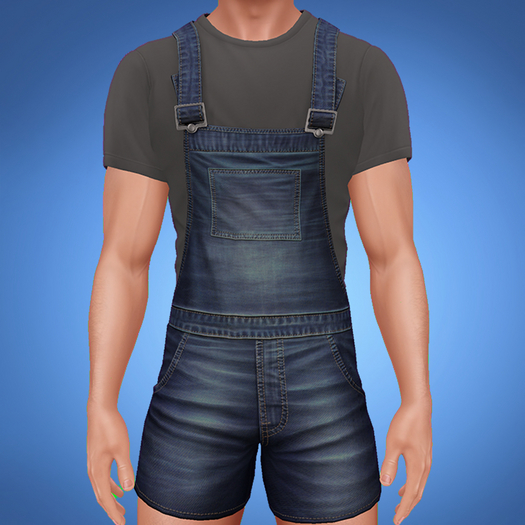 tylie // Louis Denim Overalls // BLUE