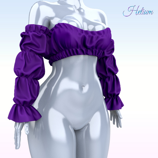 Purple Myriam Sleeves Top