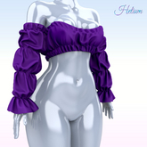 Purple Myriam Sleeves Top