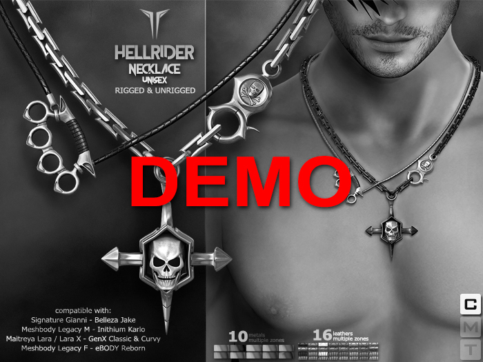 **RE** Hellrider Necklace Unisex DEMO