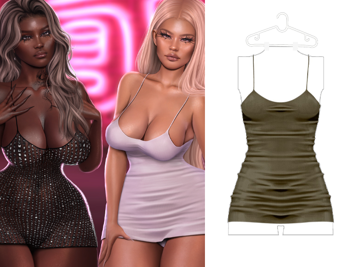 Madison - Shya Dress - Olive