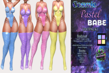 Cosmic PASTEL Babe Bodysuit & Boots