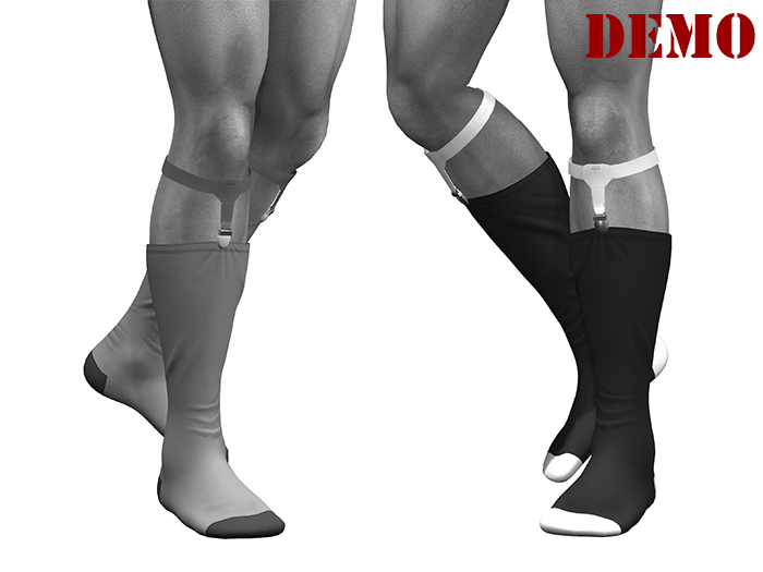 DEMO TwoSided Men's garter socks