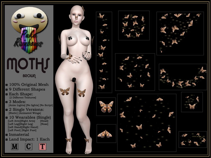 [PR] Moths - Brown