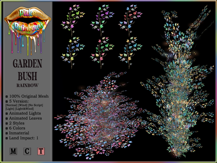 [PR] Garden Bush - Rainbow