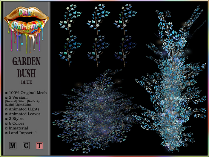 [PR] Garden Bush - Blue