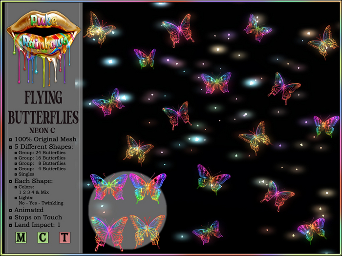 [PR] Flying Butterflies - Neon C