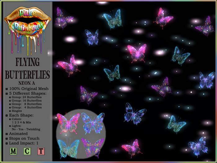 [PR] Flying Butterflies - Neon A