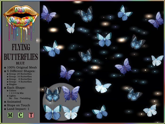 [PR] Flying Butterflies - Blue