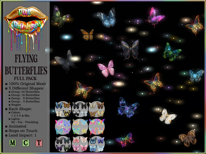 [PR] Flying Butterflies - Full Pack
