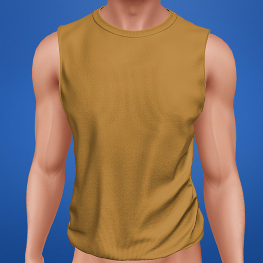TYLIE // Kai Muscle Tee // YELLOW