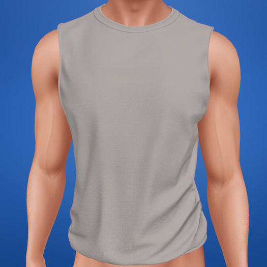 TYLIE // Kai Muscle Tee // WHITE