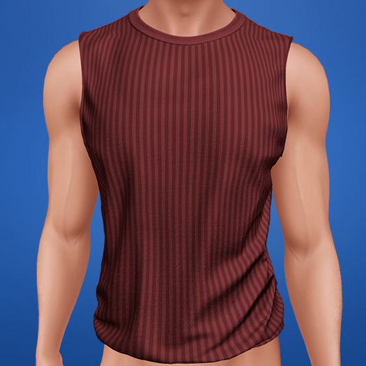 TYLIE // Kai Muscle Tee // STRIPE