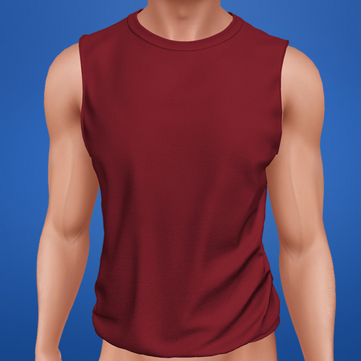TYLIE // Kai Muscle Tee // RED