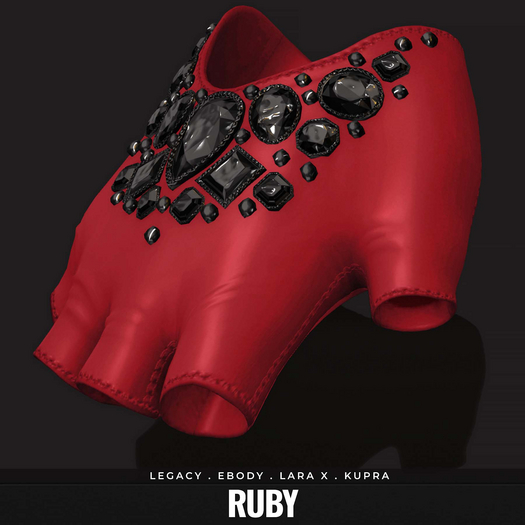 [BL] Nova gloves // ruby