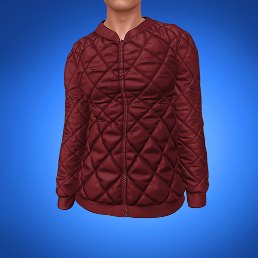 TYLIE // Drew Puff Bomber // RED