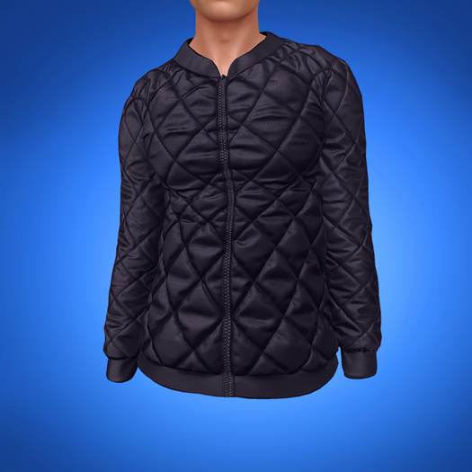 TYLIE // Drew Puff Bomber // PURPLE