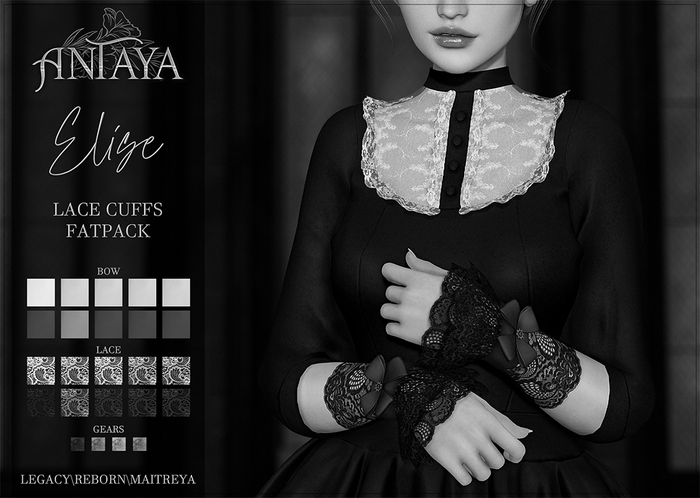 :: ANTAYA :: Lace cuffs "Elise" BLOGGERPACK demo