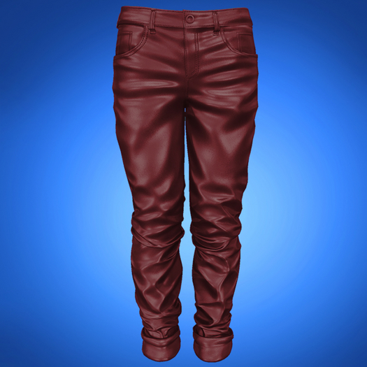 TYLIE // Cole Leather Pants // RED