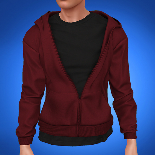 TYLIE // Cal Hoodie // RED