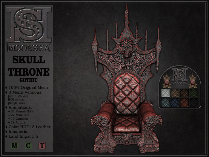 [MoonSha] Skull Throne - Gothic