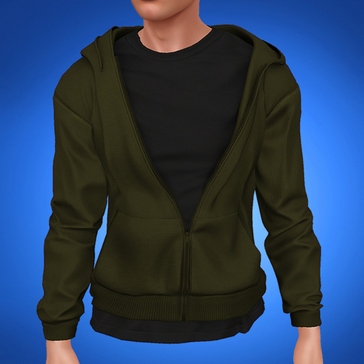 TYLIE // Cal Hoodie // GREEN