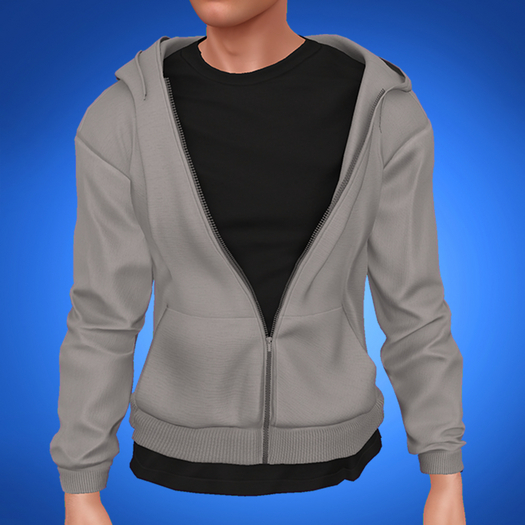 TYLIE // Cal Hoodie // GREY