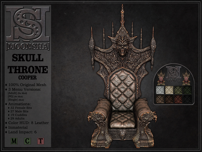 [MoonSha] Skull Throne - Copper