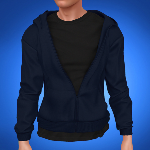 TYLIE // Cal Hoodie // BLUE