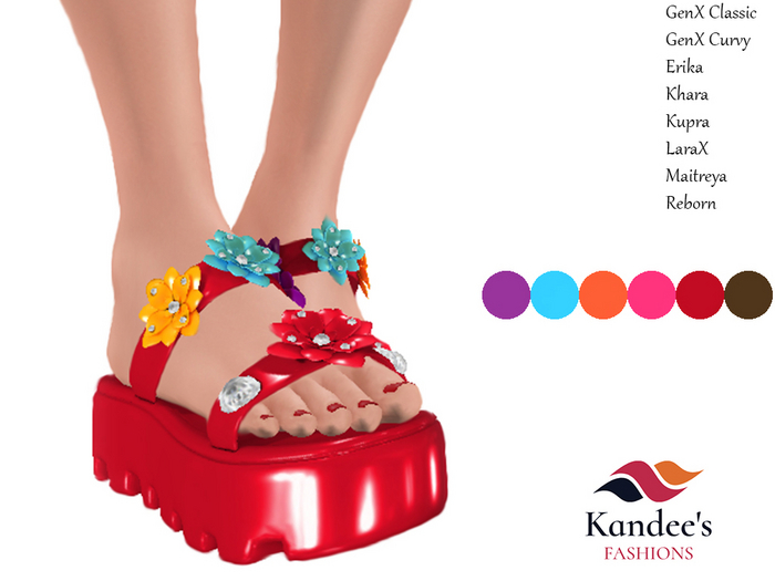Floral Summer Sandals  + Hud (6)