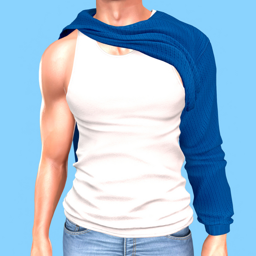 tylie // Ben Tank & Sweater // BLUE