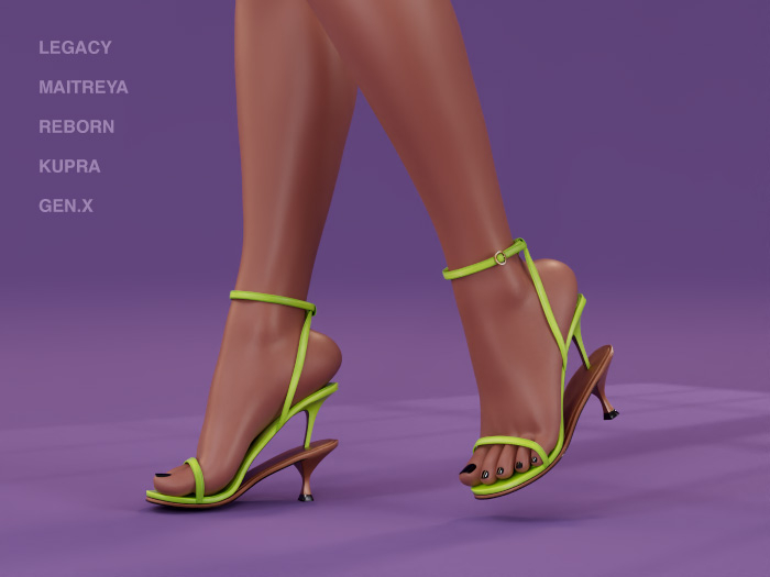 $NT Seeing Double Sandals LIME