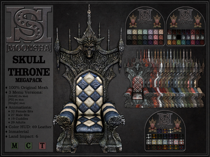 [MoonSha] Skull Throne - MEGAPACK