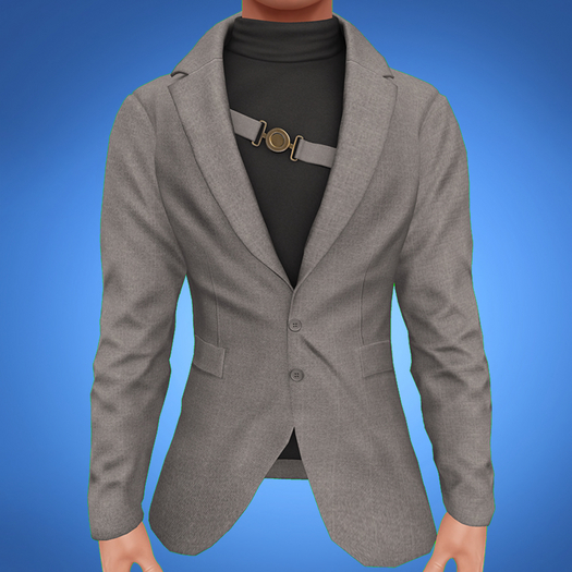 TYLIE // Angus Blazer // GREY